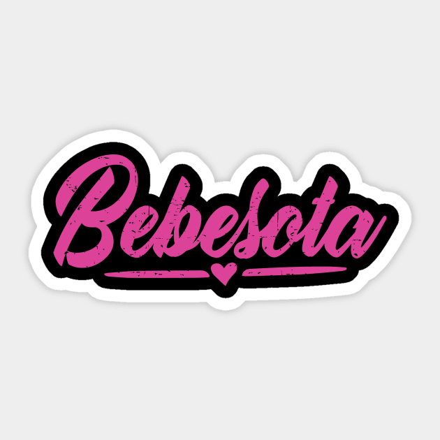 Bebesota - pink design Sticker by verde